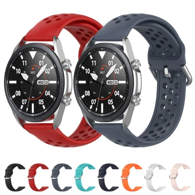 สายรัดซิลิโคนกีฬา R850 สีเรียบ ขนาด: ฟรีไซส์ 20mm สำหรับ Galaxy Watch 3 41mm