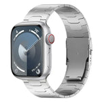 26mm Oracle Safety Buckle Titanium Alloy Watch Band, For Apple Watch SE 2023 44mm, For Apple Watch Ultra 2 49mm, For Apple Watch Series 9 45mm, For Apple Watch Ultra 49mm, For Apple Watch Series 8 45mm, For Apple Watch SE 2022 44mm                     ...