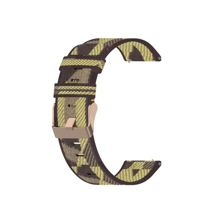สายไนลอนทอมีลวดลาย ขนาด: ฟรีไซส์ 22 มม. สำหรับ Galaxy Watch 3 ขนาด 45 มม.