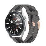 สายไนลอนทอมีลวดลาย ขนาด: ฟรีไซส์ 22 มม. สำหรับ Galaxy Watch 3 ขนาด 45 มม.