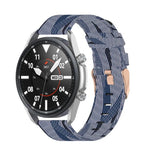 สายไนลอนทอมีลวดลาย ขนาด: ฟรีไซส์ 22 มม. สำหรับ Galaxy Watch 3 ขนาด 45 มม.