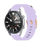 สายไนลอนทอมีลวดลาย ขนาด: ฟรีไซส์ 22 มม. สำหรับ Galaxy Watch 3 ขนาด 45 มม.