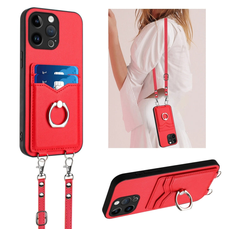 เคสโทรศัพท์พร้อมที่ใส่บัตรแหวน R20 แบบสายสะพายข้าง สำหรับ iPhone 17 Pro Max, สำหรับ iPhone 17 Pro, สำหรับ iPhone 17, สำหรับ iPhone Air, สำหรับ iPhone 15 Pro Max, สำหรับ iPhone 15 Pro, สำหรับ iPhone 15 Plus, สำหรับ iPhone 15