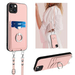 เคสโทรศัพท์ที่ใส่บัตรพร้อมห่วงเชือกสะพายข้าง R20 สำหรับ iPhone 14 Plus, สำหรับ iPhone 14, สำหรับ iPhone 14 Pro, สำหรับ iPhone 14 Pro Max, สำหรับ iPhone SE 2022 / SE 2020 / 8, สำหรับ iPhone 13 Pro Max, สำหรับ iPhone 13 Pro, สำหรับ iPhone 13