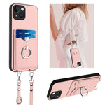 เคสโทรศัพท์ที่ใส่บัตรพร้อมห่วงเชือกสะพายข้าง R20 สำหรับ iPhone 14 Plus, สำหรับ iPhone 14, สำหรับ iPhone 14 Pro, สำหรับ iPhone 14 Pro Max, สำหรับ iPhone SE 2022 / SE 2020 / 8, สำหรับ iPhone 13 Pro Max, สำหรับ iPhone 13 Pro, สำหรับ iPhone 13