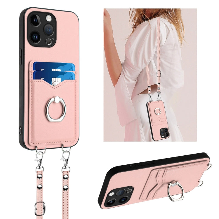 เคสโทรศัพท์ที่ใส่บัตรพร้อมห่วงเชือกสะพายข้าง R20 สำหรับ iPhone 14 Plus, สำหรับ iPhone 14, สำหรับ iPhone 14 Pro, สำหรับ iPhone 14 Pro Max, สำหรับ iPhone SE 2022 / SE 2020 / 8, สำหรับ iPhone 13 Pro Max, สำหรับ iPhone 13 Pro, สำหรับ iPhone 13