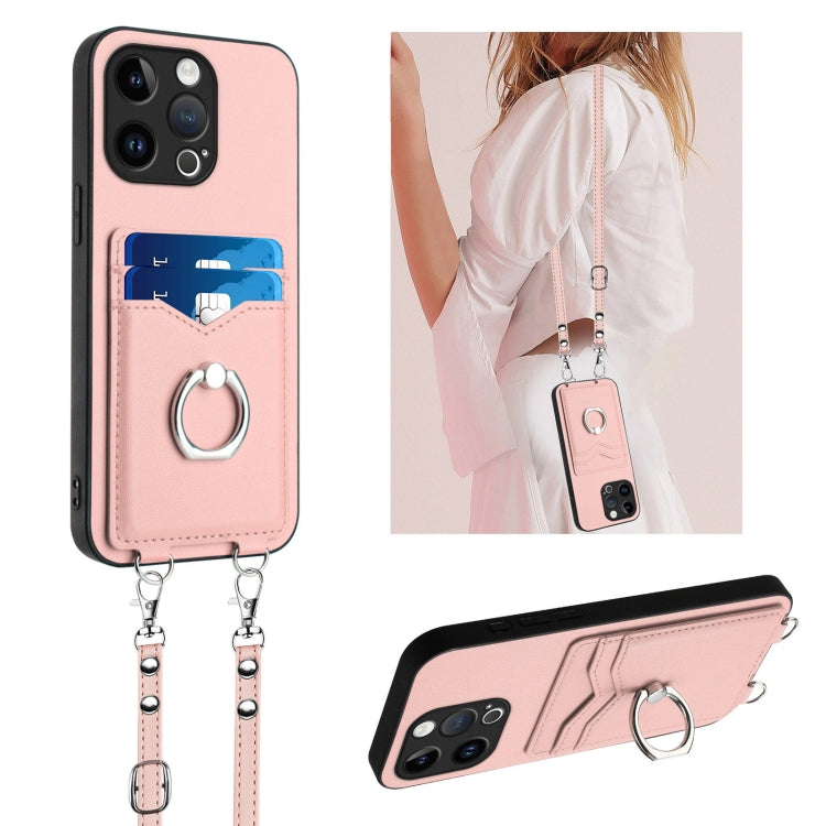 เคสโทรศัพท์ที่ใส่บัตรพร้อมห่วงเชือกสะพายข้าง R20 สำหรับ iPhone 14 Plus, สำหรับ iPhone 14, สำหรับ iPhone 14 Pro, สำหรับ iPhone 14 Pro Max, สำหรับ iPhone SE 2022 / SE 2020 / 8, สำหรับ iPhone 13 Pro Max, สำหรับ iPhone 13 Pro, สำหรับ iPhone 13