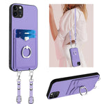 เคสโทรศัพท์ที่ใส่บัตรพร้อมห่วงเชือกสะพายข้าง R20 สำหรับ iPhone 13 mini, สำหรับ iPhone 12, สำหรับ iPhone 12 Pro Max, สำหรับ iPhone 12 Pro, สำหรับ iPhone 12 mini, สำหรับ iPhone 11 Pro Max, สำหรับ iPhone 11, สำหรับ iPhone 11 Pro