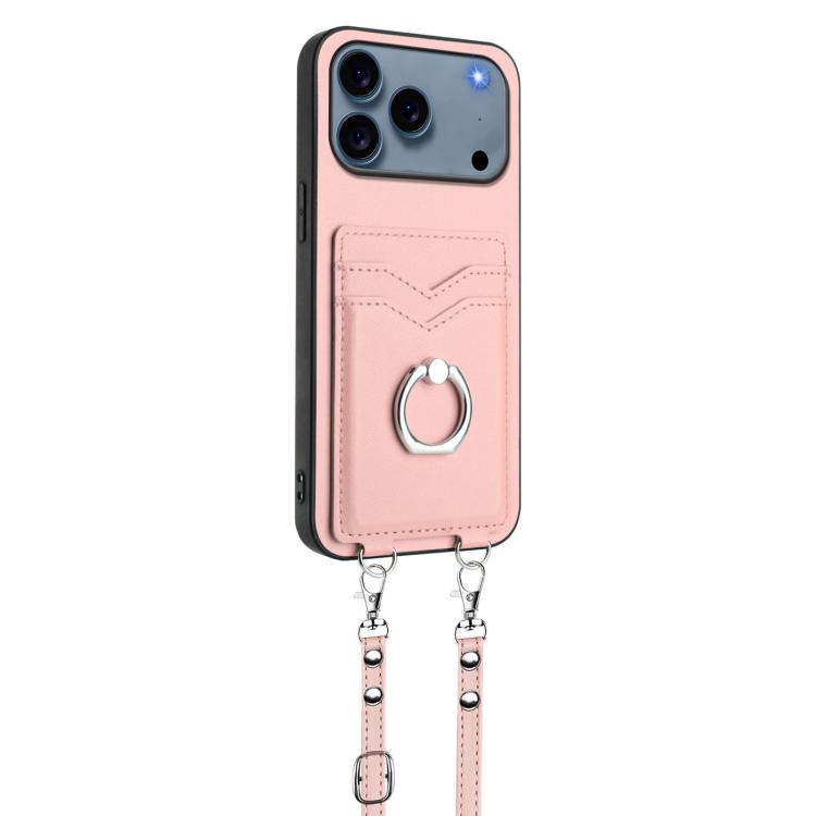 เคสโทรศัพท์พร้อมที่ใส่บัตรแหวน R20 แบบสายสะพายข้าง สำหรับ iPhone 17 Pro Max, สำหรับ iPhone 17 Pro, สำหรับ iPhone 17, สำหรับ iPhone Air, สำหรับ iPhone 15 Pro Max, สำหรับ iPhone 15 Pro, สำหรับ iPhone 15 Plus, สำหรับ iPhone 15