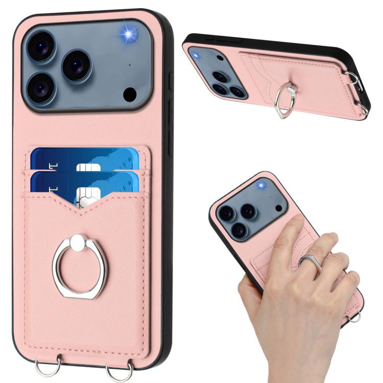 เคสโทรศัพท์พร้อมที่ใส่บัตรแหวน R20 แบบสายสะพายข้าง สำหรับ iPhone 17 Pro Max, สำหรับ iPhone 17 Pro, สำหรับ iPhone 17, สำหรับ iPhone Air, สำหรับ iPhone 15 Pro Max, สำหรับ iPhone 15 Pro, สำหรับ iPhone 15 Plus, สำหรับ iPhone 15