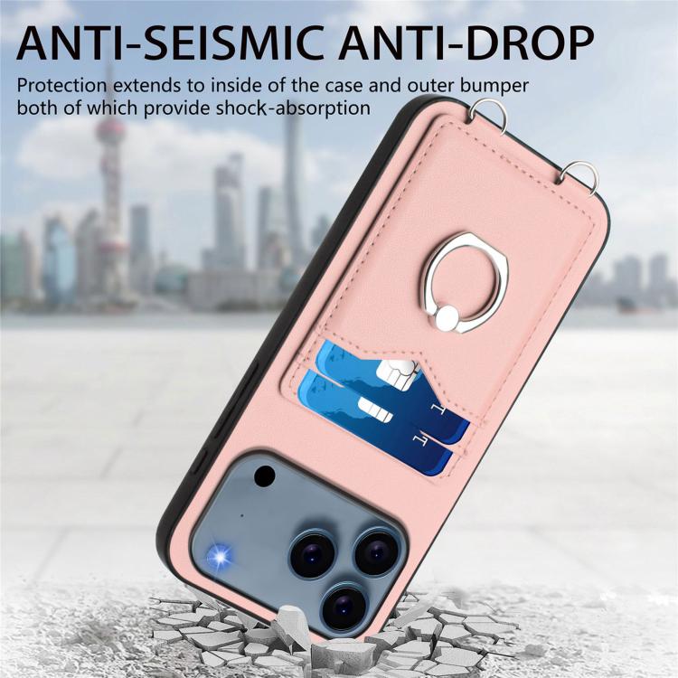 เคสโทรศัพท์พร้อมที่ใส่บัตรแหวน R20 แบบสายสะพายข้าง สำหรับ iPhone 17 Pro Max, สำหรับ iPhone 17 Pro, สำหรับ iPhone 17, สำหรับ iPhone Air, สำหรับ iPhone 15 Pro Max, สำหรับ iPhone 15 Pro, สำหรับ iPhone 15 Plus, สำหรับ iPhone 15