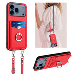 เคสโทรศัพท์พร้อมที่ใส่บัตรแหวน R20 แบบสายสะพายข้าง สำหรับ iPhone 17 Pro Max, สำหรับ iPhone 17 Pro, สำหรับ iPhone 17, สำหรับ iPhone Air, สำหรับ iPhone 15 Pro Max, สำหรับ iPhone 15 Pro, สำหรับ iPhone 15 Plus, สำหรับ iPhone 15