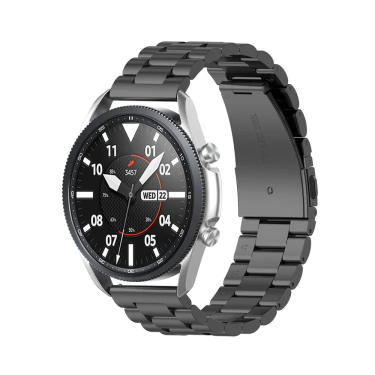 สายสแตนเลสสามเส้น ถอดตัวเรือนและหูสายได้ ขนาด: 22 มม. สำหรับ Galaxy Watch 3 ขนาด 45 มม.