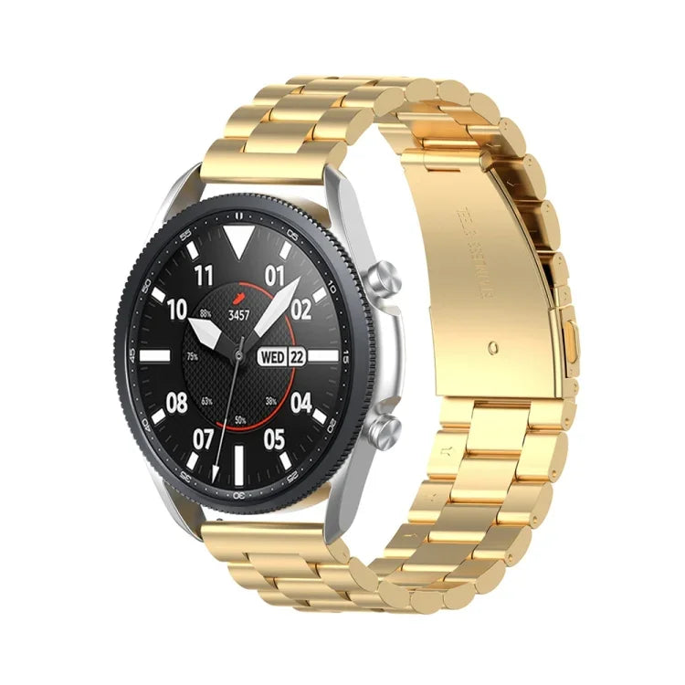 สายสแตนเลสสามเส้น ถอดตัวเรือนและหูสายได้ ขนาด: 22 มม. สำหรับ Galaxy Watch 3 ขนาด 45 มม.