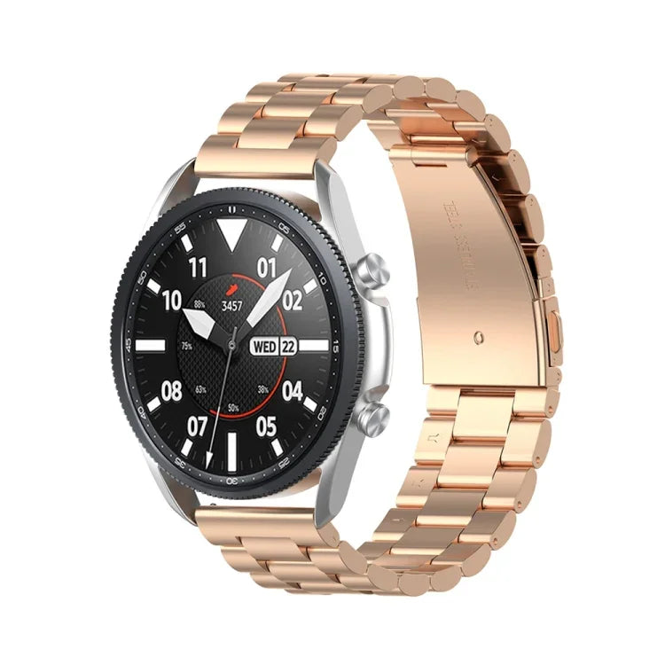 สายสแตนเลสสามเส้น ถอดตัวเรือนและหูสายได้ ขนาด: 22 มม. สำหรับ Galaxy Watch 3 ขนาด 45 มม.