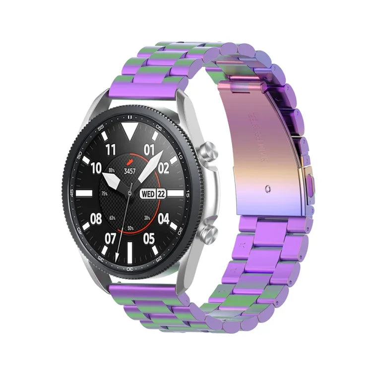 สายสแตนเลสสามเส้น ถอดตัวเรือนและหูสายได้ ขนาด: 22 มม. สำหรับ Galaxy Watch 3 ขนาด 45 มม.