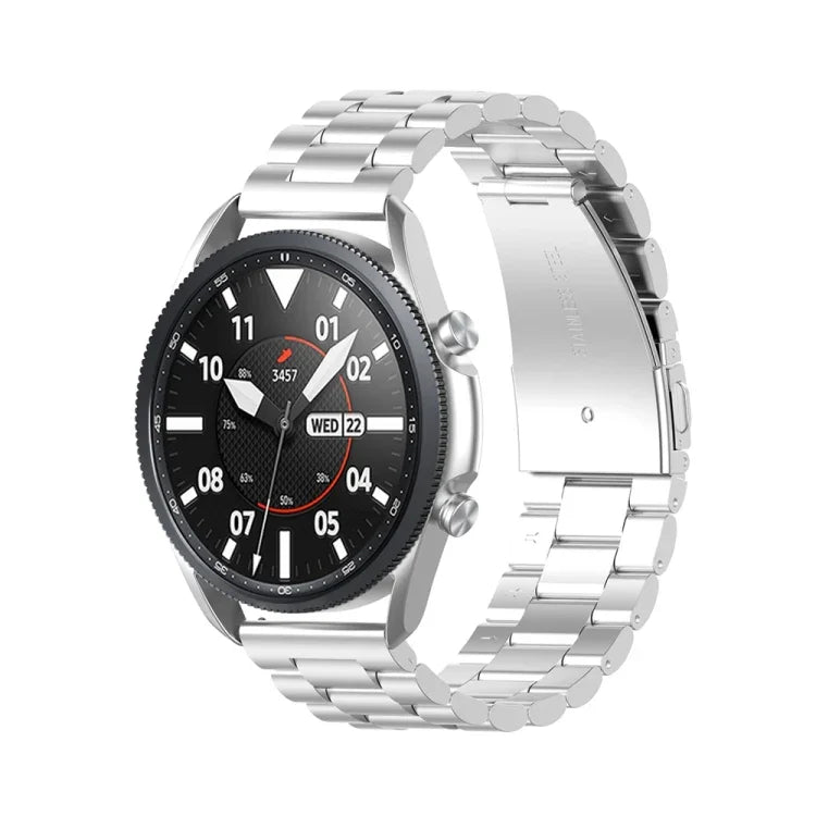 สายสแตนเลสสามเส้น ถอดตัวเรือนและหูสายได้ ขนาด: 22 มม. สำหรับ Galaxy Watch 3 ขนาด 45 มม.