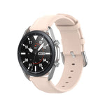 สายหนังปลายกลม ขนาด: ฟรีไซส์ 22 มม. สำหรับ Galaxy Watch 3 ขนาด 45 มม.