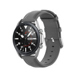 สายหนังปลายกลม ขนาด: ฟรีไซส์ 22 มม. สำหรับ Galaxy Watch 3 ขนาด 45 มม.