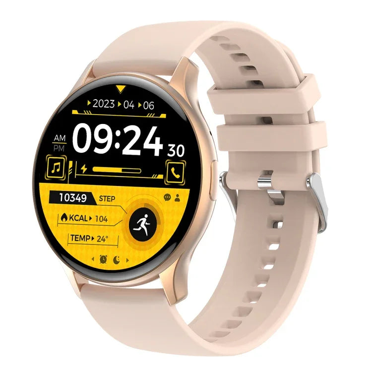 HK89 สมาร์ทวอทช์กีฬา BT5.0 IP67 หน้าจอ 1.43 นิ้ว รองรับการโทรบลูทูธ / แจ้งเตือนข้อความ / วัดอัตราการเต้นหัวใจ / ความดันโลหิต