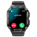 LEMFO K61 Pro สมาร์ทวอทช์กีฬา BT5.0 หน้าจอ 1.96 นิ้ว รองรับการโทรบลูทูธ / การนอนหลับ / ออกซิเจนในเลือด / วัดอัตราการเต้นหัวใจ / ความดันโลหิต