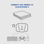 GameSir LeadJoy VX2 AimBox ตัวแปลงคีย์บอร์ดเมาส์สำหรับเครื่องเล่นเกม Xbox / PS4