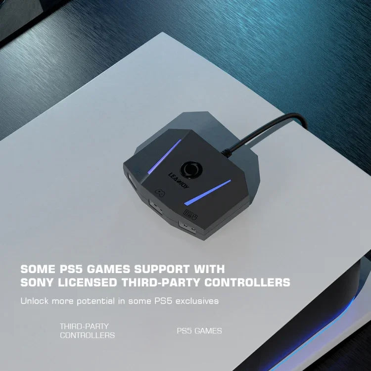 GameSir LeadJoy VX2 AimBox ตัวแปลงคีย์บอร์ดเมาส์สำหรับเครื่องเล่นเกม Xbox / PS4