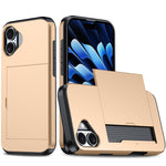 เคสโทรศัพท์กันกระแทกแบบเกราะพร้อมช่องใส่บัตร สำหรับ iPhone Air, สำหรับ iPhone 16 Pro Max, สำหรับ iPhone 16 Pro, สำหรับ iPhone 16 Plus