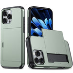 เคสโทรศัพท์กันกระแทกแบบเกราะพร้อมช่องใส่บัตร สำหรับ iPhone Air, สำหรับ iPhone 16 Pro Max, สำหรับ iPhone 16 Pro, สำหรับ iPhone 16 Plus