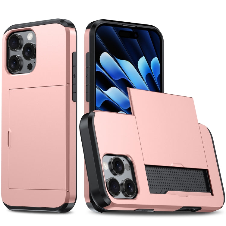 เคสโทรศัพท์กันกระแทกแบบเกราะพร้อมช่องใส่บัตร สำหรับ iPhone Air, สำหรับ iPhone 16 Pro Max, สำหรับ iPhone 16 Pro, สำหรับ iPhone 16 Plus