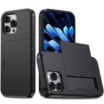 เคสโทรศัพท์กันกระแทกแบบเกราะพร้อมช่องใส่บัตร สำหรับ iPhone Air, สำหรับ iPhone 16 Pro Max, สำหรับ iPhone 16 Pro, สำหรับ iPhone 16 Plus