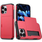 เคสโทรศัพท์กันกระแทกแบบเกราะพร้อมช่องใส่บัตร สำหรับ iPhone Air, สำหรับ iPhone 16 Pro Max, สำหรับ iPhone 16 Pro, สำหรับ iPhone 16 Plus