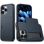เคสโทรศัพท์กันกระแทกแบบเกราะพร้อมช่องใส่บัตร สำหรับ iPhone Air, สำหรับ iPhone 16 Pro Max, สำหรับ iPhone 16 Pro, สำหรับ iPhone 16 Plus