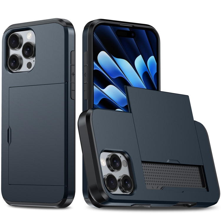 เคสโทรศัพท์กันกระแทกแบบเกราะพร้อมช่องใส่บัตร สำหรับ iPhone Air, สำหรับ iPhone 16 Pro Max, สำหรับ iPhone 16 Pro, สำหรับ iPhone 16 Plus
