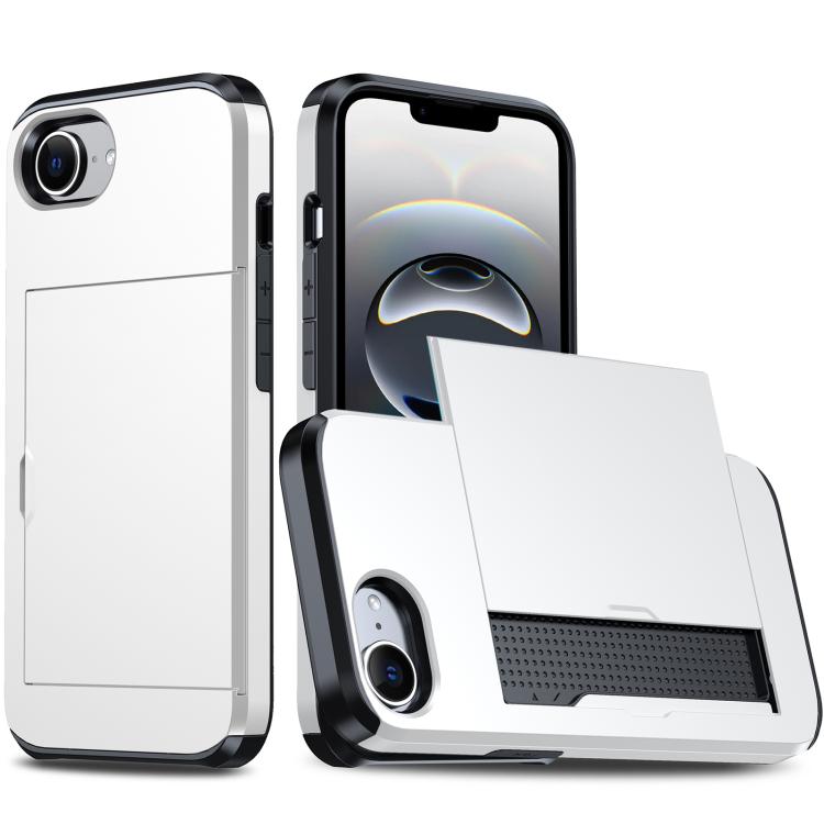 เคสโทรศัพท์กันกระแทกแบบเกราะพร้อมช่องใส่บัตร สำหรับ iPhone 17e / 16e, สำหรับ iPhone 17 Pro Max, สำหรับ iPhone 17 Pro, สำหรับ iPhone 17