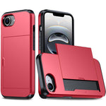 เคสโทรศัพท์กันกระแทกแบบเกราะพร้อมช่องใส่บัตร สำหรับ iPhone 17e / 16e, สำหรับ iPhone 17 Pro Max, สำหรับ iPhone 17 Pro, สำหรับ iPhone 17