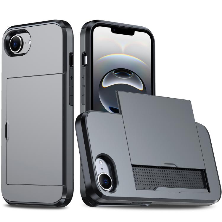 เคสโทรศัพท์กันกระแทกแบบเกราะพร้อมช่องใส่บัตร สำหรับ iPhone 17e / 16e, สำหรับ iPhone 17 Pro Max, สำหรับ iPhone 17 Pro, สำหรับ iPhone 17