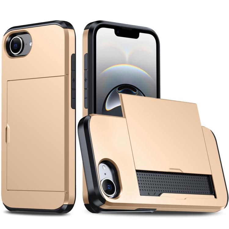 เคสโทรศัพท์กันกระแทกแบบเกราะพร้อมช่องใส่บัตร สำหรับ iPhone 17e / 16e, สำหรับ iPhone 17 Pro Max, สำหรับ iPhone 17 Pro, สำหรับ iPhone 17