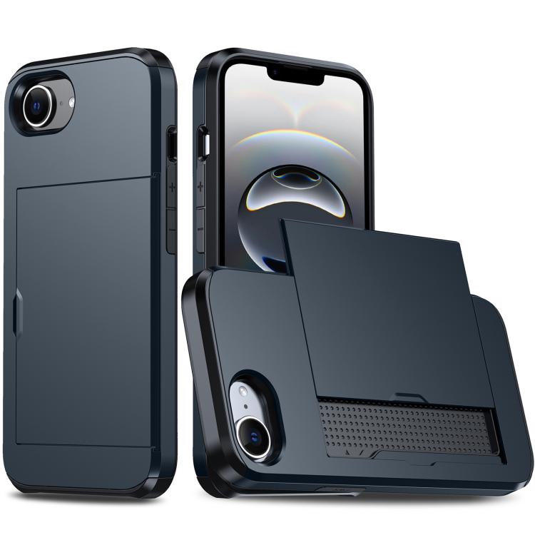 เคสโทรศัพท์กันกระแทกแบบเกราะพร้อมช่องใส่บัตร สำหรับ iPhone 17e / 16e, สำหรับ iPhone 17 Pro Max, สำหรับ iPhone 17 Pro, สำหรับ iPhone 17