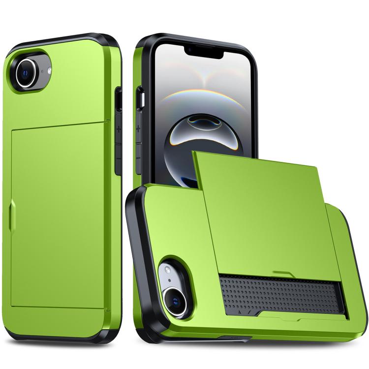เคสโทรศัพท์กันกระแทกแบบเกราะพร้อมช่องใส่บัตร สำหรับ iPhone 17e / 16e, สำหรับ iPhone 17 Pro Max, สำหรับ iPhone 17 Pro, สำหรับ iPhone 17