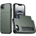 เคสโทรศัพท์กันกระแทกแบบเกราะพร้อมช่องใส่บัตร สำหรับ iPhone 17e / 16e, สำหรับ iPhone 17 Pro Max, สำหรับ iPhone 17 Pro, สำหรับ iPhone 17