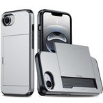 เคสโทรศัพท์กันกระแทกแบบเกราะพร้อมช่องใส่บัตร สำหรับ iPhone 17e / 16e, สำหรับ iPhone 17 Pro Max, สำหรับ iPhone 17 Pro, สำหรับ iPhone 17