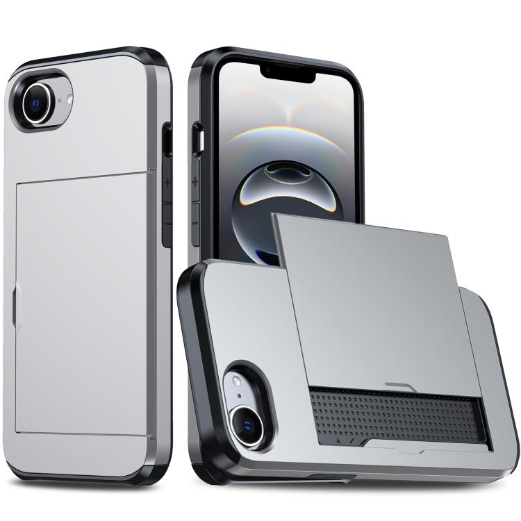 เคสโทรศัพท์กันกระแทกแบบเกราะพร้อมช่องใส่บัตร สำหรับ iPhone 17e / 16e, สำหรับ iPhone 17 Pro Max, สำหรับ iPhone 17 Pro, สำหรับ iPhone 17