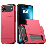 เคสโทรศัพท์กันกระแทกแบบเกราะพร้อมช่องใส่บัตร สำหรับ iPhone Air, สำหรับ iPhone 16 Pro Max, สำหรับ iPhone 16 Pro, สำหรับ iPhone 16 Plus
