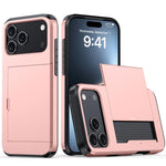 เคสโทรศัพท์กันกระแทกแบบเกราะพร้อมช่องใส่บัตร สำหรับ iPhone 17e / 16e, สำหรับ iPhone 17 Pro Max, สำหรับ iPhone 17 Pro, สำหรับ iPhone 17