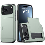 เคสโทรศัพท์กันกระแทกแบบเกราะพร้อมช่องใส่บัตร สำหรับ iPhone 17e / 16e, สำหรับ iPhone 17 Pro Max, สำหรับ iPhone 17 Pro, สำหรับ iPhone 17