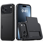 เคสโทรศัพท์กันกระแทกแบบเกราะพร้อมช่องใส่บัตร สำหรับ iPhone 17e / 16e, สำหรับ iPhone 17 Pro Max, สำหรับ iPhone 17 Pro, สำหรับ iPhone 17
