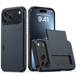 เคสโทรศัพท์กันกระแทกแบบเกราะพร้อมช่องใส่บัตร สำหรับ iPhone 17e / 16e, สำหรับ iPhone 17 Pro Max, สำหรับ iPhone 17 Pro, สำหรับ iPhone 17