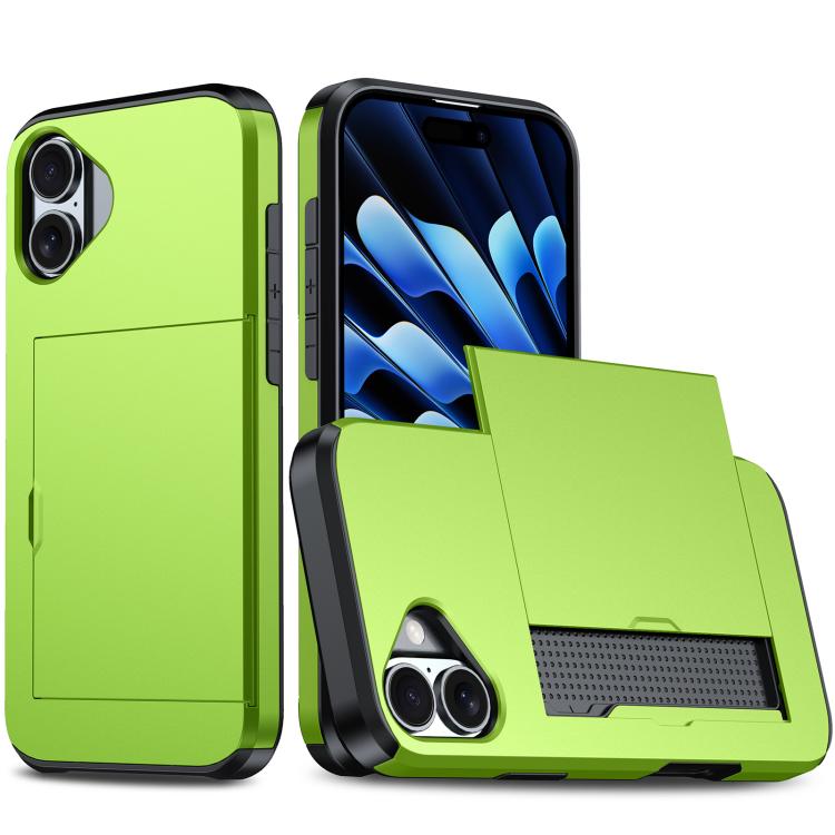 เคสโทรศัพท์กันกระแทกแบบเกราะพร้อมช่องใส่บัตร สำหรับ iPhone 17e / 16e, สำหรับ iPhone 17 Pro Max, สำหรับ iPhone 17 Pro, สำหรับ iPhone 17