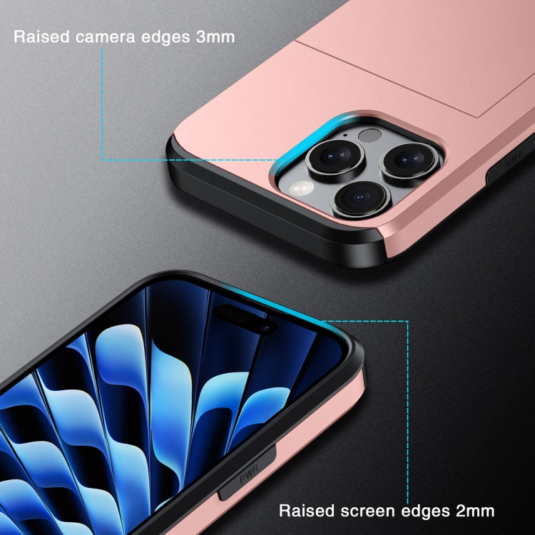 เคสโทรศัพท์กันกระแทกแบบเกราะพร้อมช่องใส่บัตร สำหรับ iPhone Air, สำหรับ iPhone 16 Pro Max, สำหรับ iPhone 16 Pro, สำหรับ iPhone 16 Plus